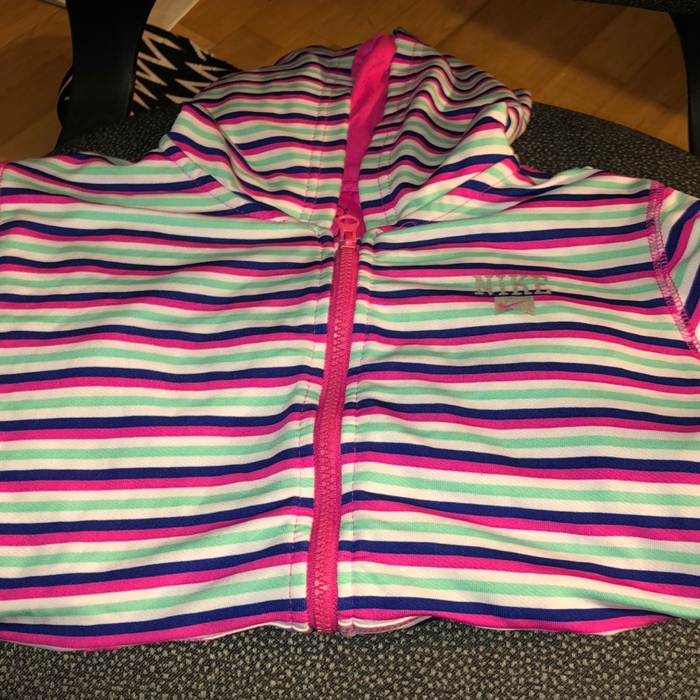 Girls nike zip up hoodie
